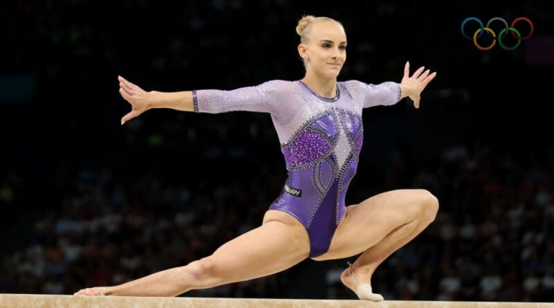 Alice D'Amato's Stunning Floor Routine to "Mercy in Darkness" Captivates 1 to so on Fans 🖤😮‍💨